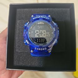 Blue Invicta Watch -new