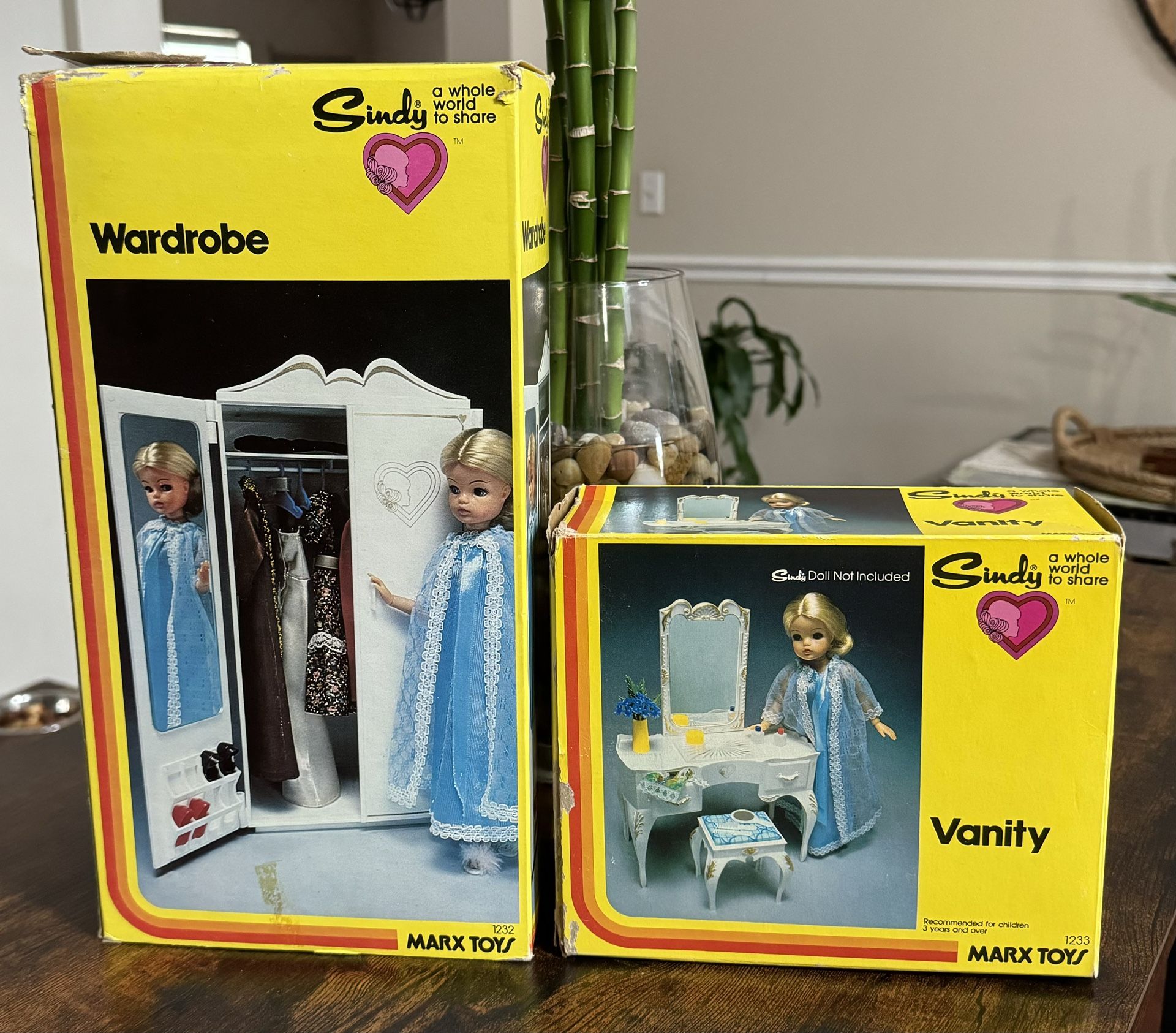 Vintage Doll Accessories Sindy with Boxes $25 for Both xox