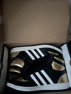 Adidas Top Ten RB 'Black Gold Patent Unisex