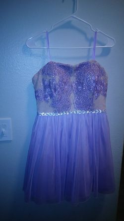 Windsor purple pearl dress