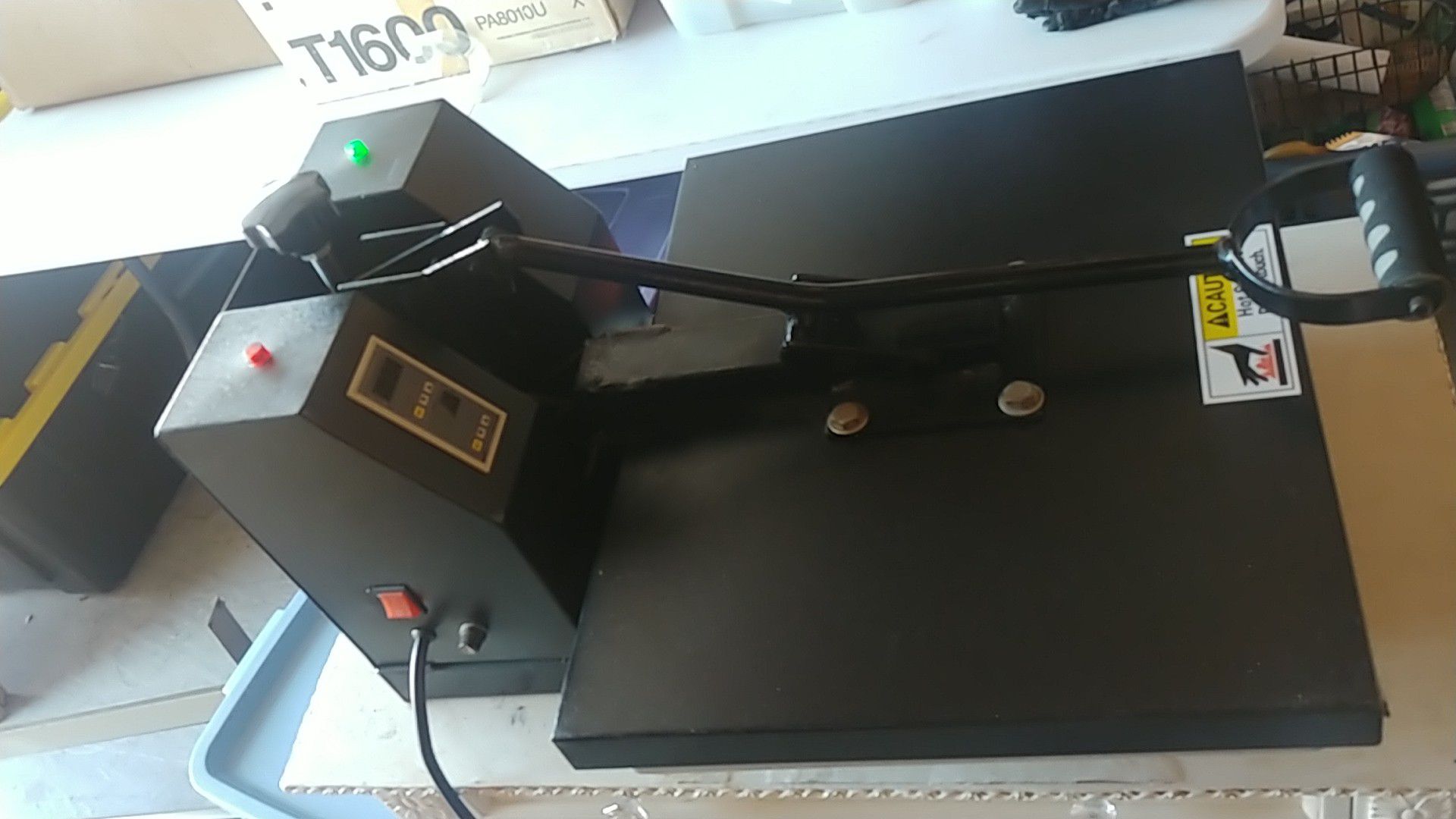 15 x 15 heat press for t-shirts used