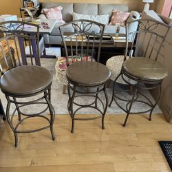 Swivel Bar Height Chairs