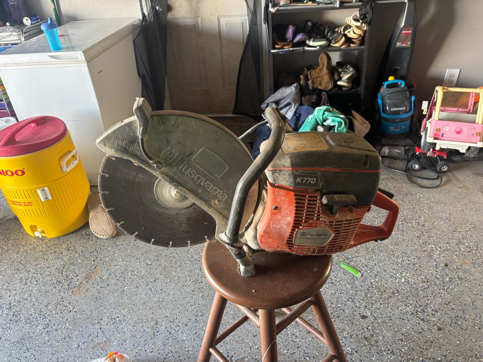 Cement Saw. Cortador De Cemento