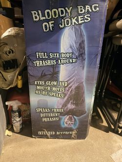 2013 Spirit Halloween Bloody Bag of Jokes Animatronic