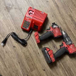 Milwaukee Impact And Drill Set