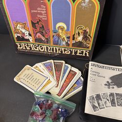 1981 Dragonmaster Fantasy Card Game Complete