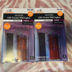 Purple Web Lights