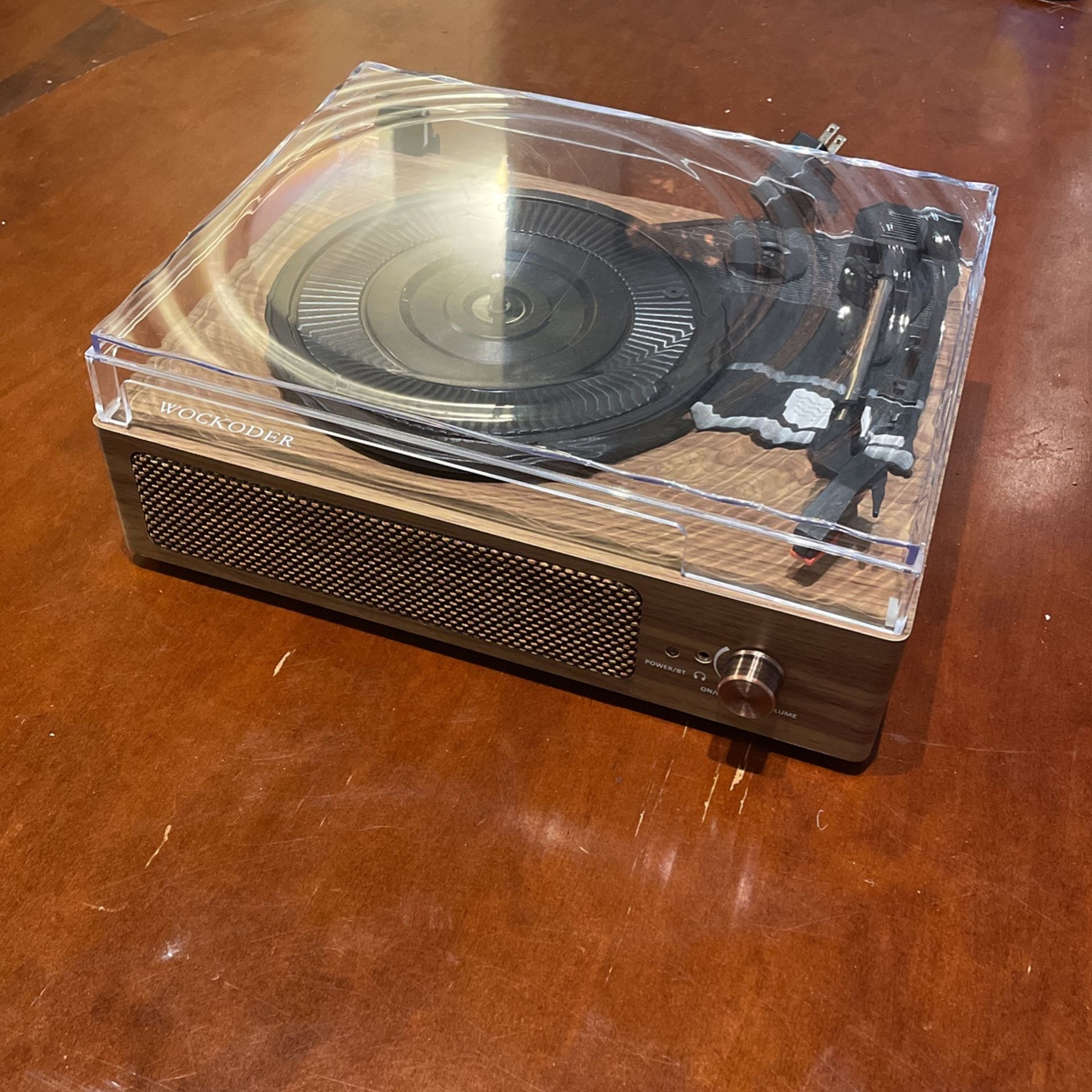 Vinyl Record Player, 3 Speed, Built In Speaker