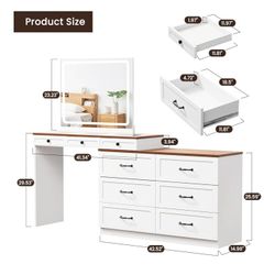 Desk Without Mirror
