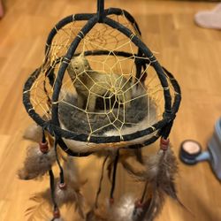 Hanging Wolf Dream Catcher