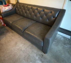 Leather couch