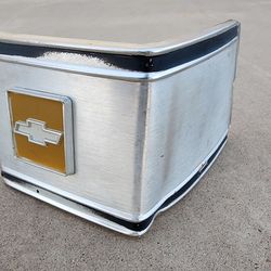 1973 to 1980 Chevrolet Pickup Truck Left Cab Corner Molding Trim Emblem