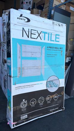 60Lx30Wx74h nextile 4 piece wall set brand new $349