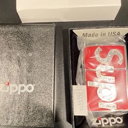 Supreme Swarovski Zippo Lighter
