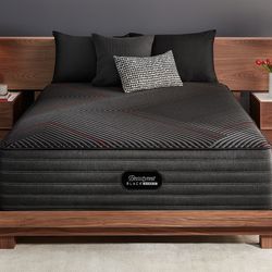 King Size Mattress Beautyrest Black C-Class, 12” Extra Firm Profile for Enhanced Support and Durability, Factory-Sealed in Plastic, Same-Day Delivery