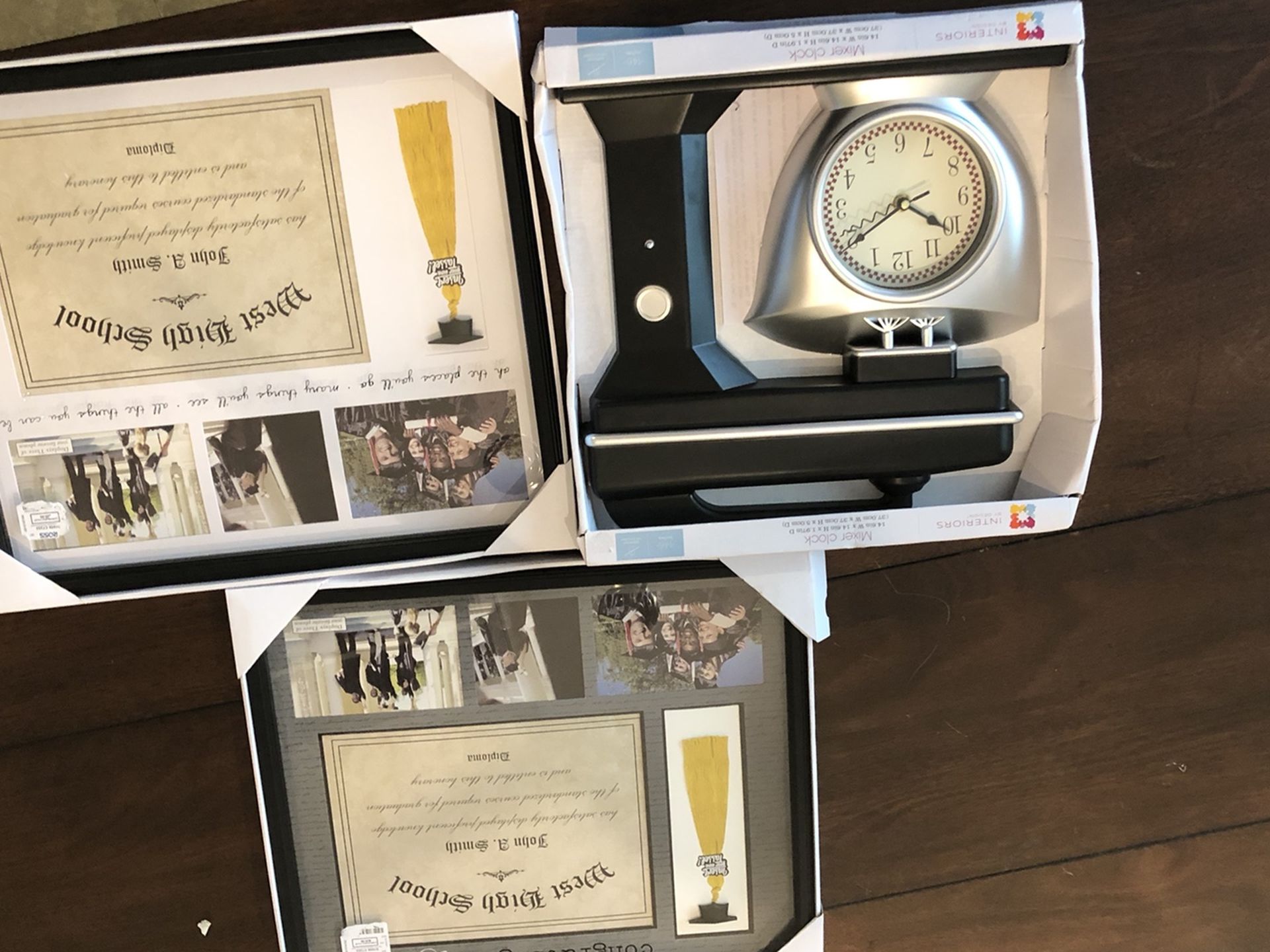 Graduation Frame Collage & Electric Mixer Clock