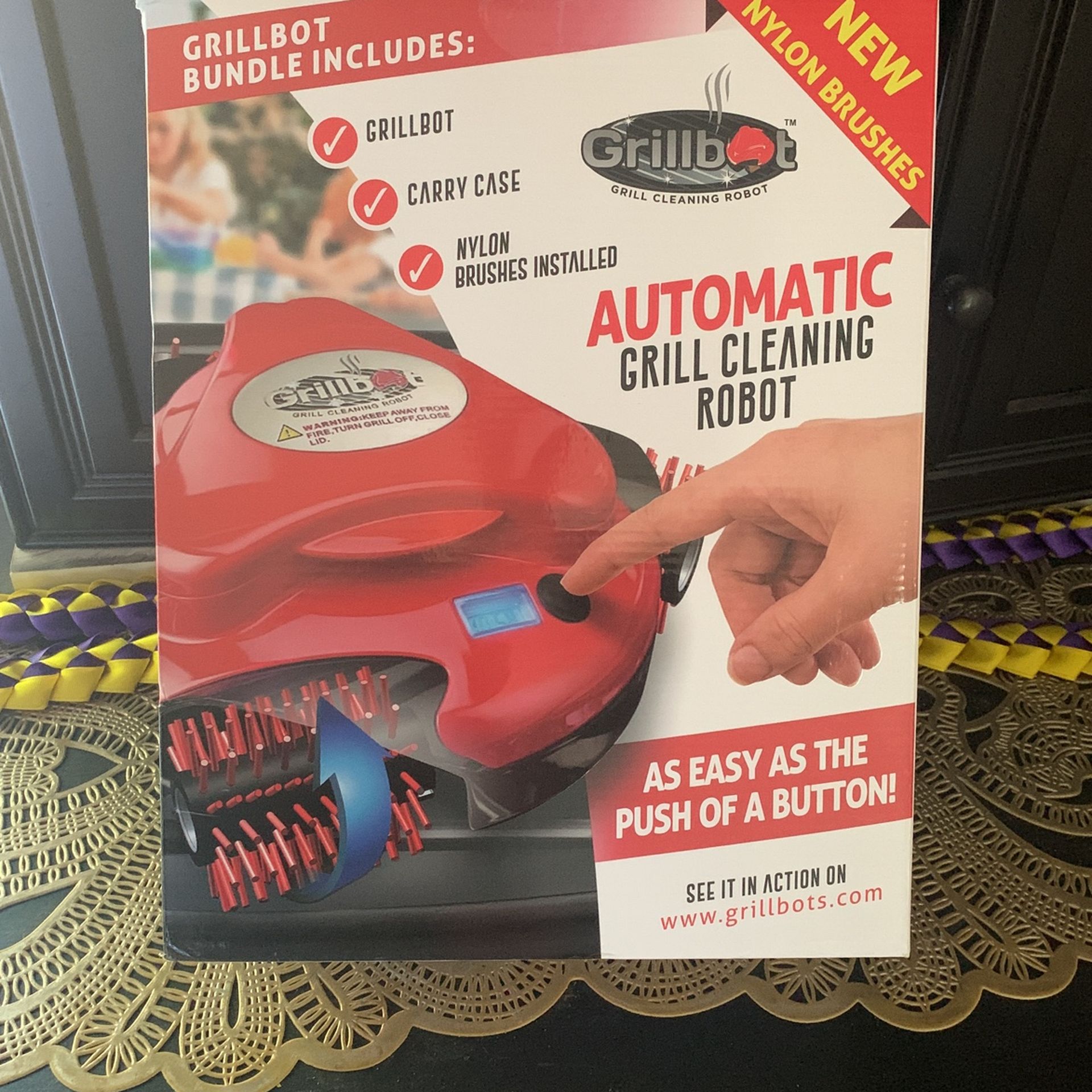 Automatic Grill Cleaning Robot!