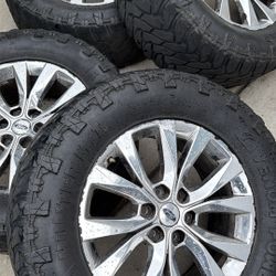 F150 20” Wheels OEM on 35s 