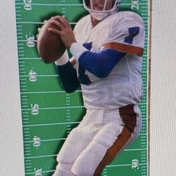 JOHN ELWAY FULL SIZE POSTER 1996 little caesars