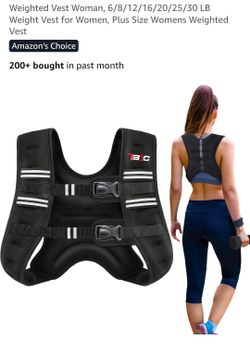 Weighted Vest Woman, 20 LB Weight Vest for Women, Plus Size Womens Weighted Vest