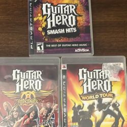 PS3 Guitar Hero Games