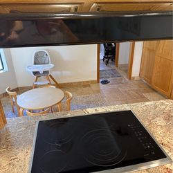 Electric GE glass stove top range