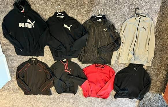 Multiple Stylish PUMA Jackets and Hoodies