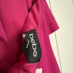 Fuchsia, Pink BEBE, Elegant Dress