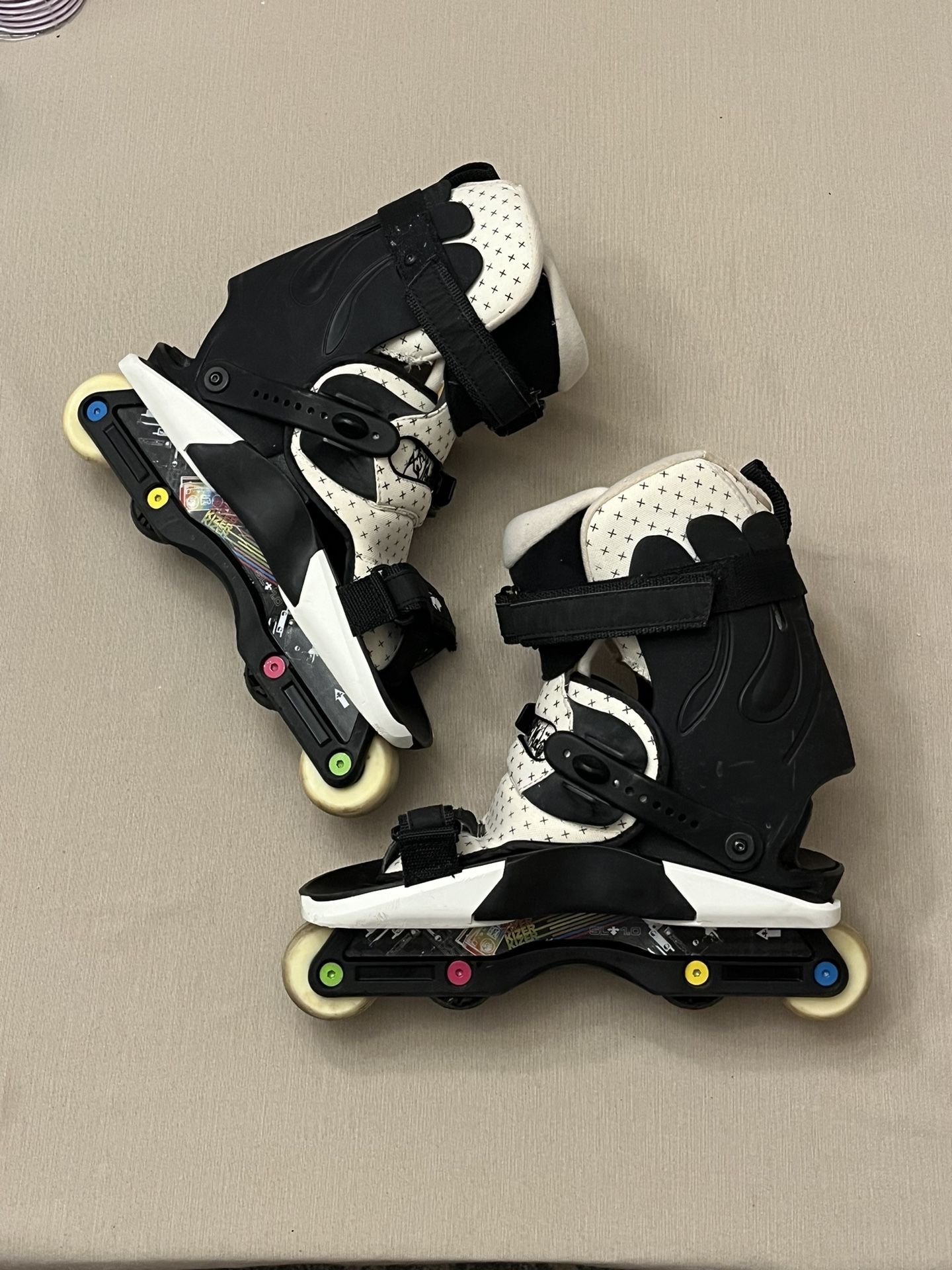 Xsjado Damien Wilson Aggressive Inline Skates Size US13 EU48 UK12.5 With Kizer Frames