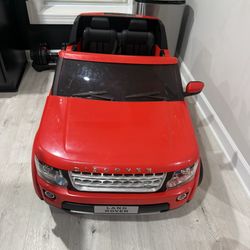 Land Rover 2-Seater Kids Ride-On Car w/ Remote $85