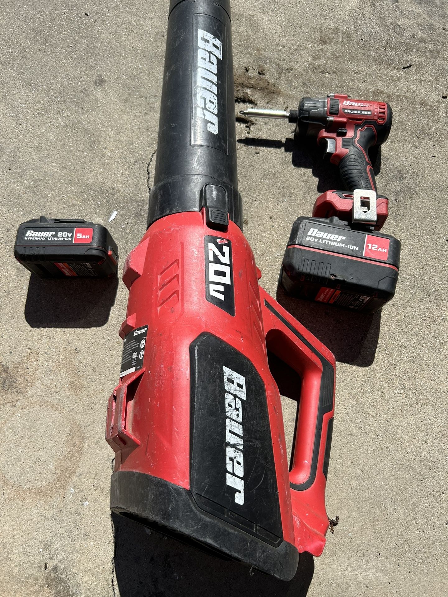 Bauer Blower & Impact Drill