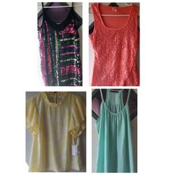8 Women's Summer Shirts Size Small 