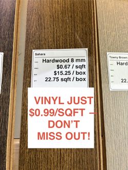 Assorted Liquidation Flooring - Hardwood