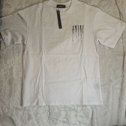 White Amiri Drip Size M,L,XL Brand New With Tags And Bag