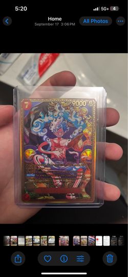 One Piece TCG Monkey D. Luffy Alternate Art Holo Card
