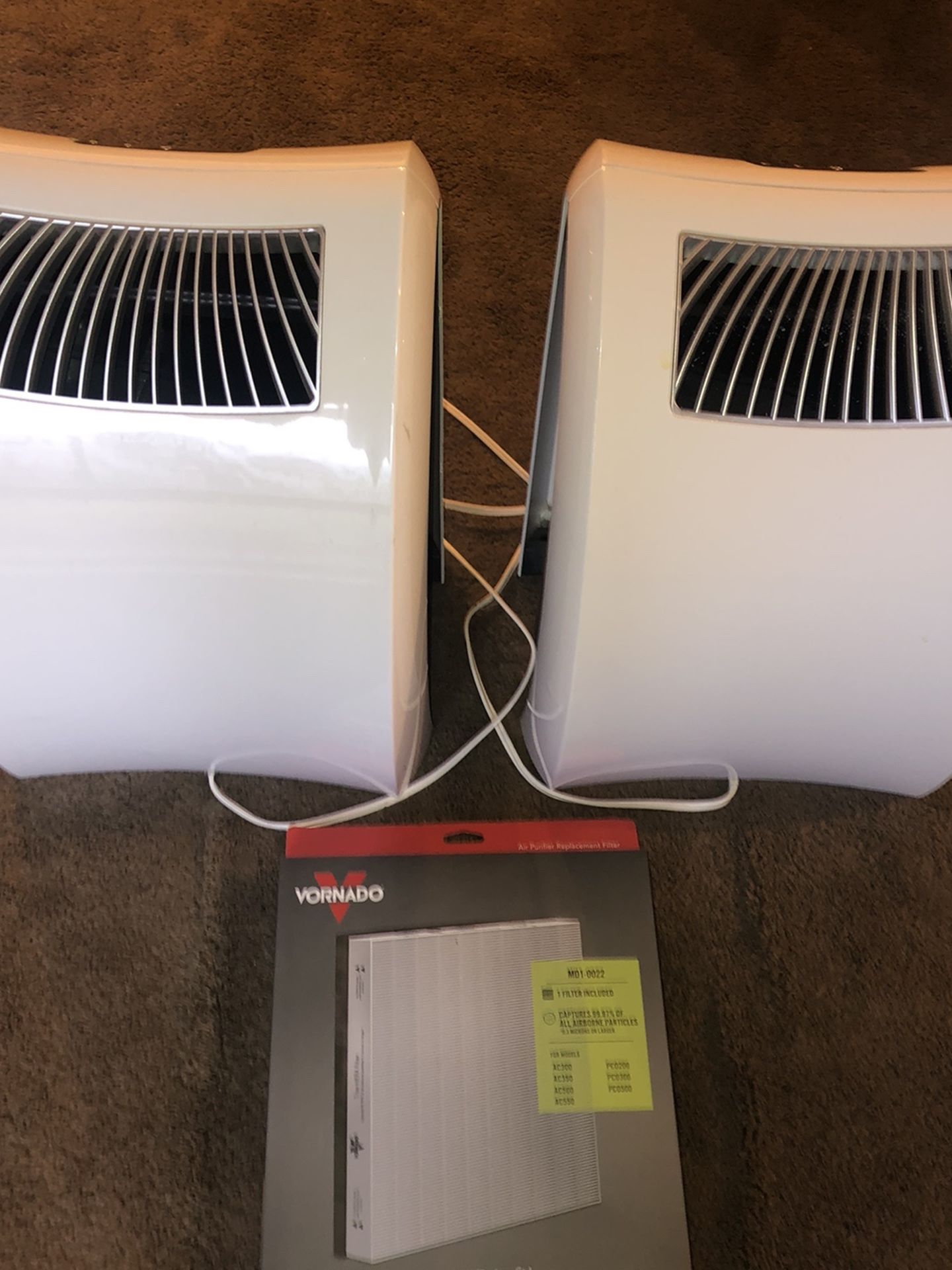 2 Vornado Air Filters