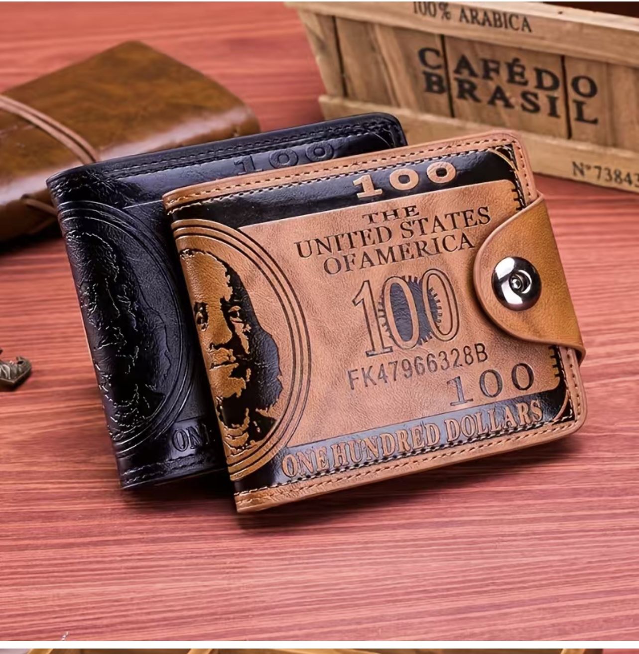 Vintage Leather RFID Wallet for Men - Multi-Functional ID, CREDIT CARD, MONEY