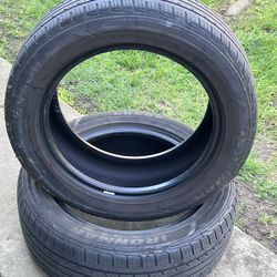 Set Of Two Used Tires 205/55/R16    IRONMAN