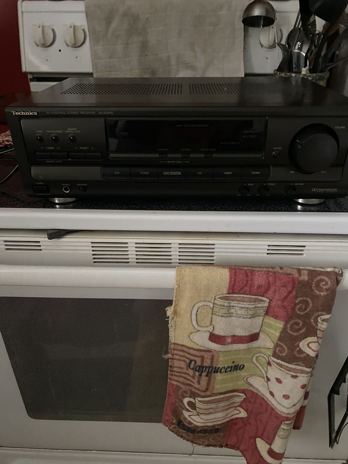 Technics Stereo Receiver And Surround Sound Speaker System