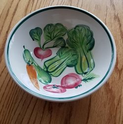 Vintage ceramic salad bowl