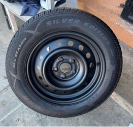 1 GOOD USED RIM & TIRE FOR SPARE OEM NISSAN 16X7 5X4.5 225/60R16 ARIZONIAN TIRE $60 PICKUP ONLY