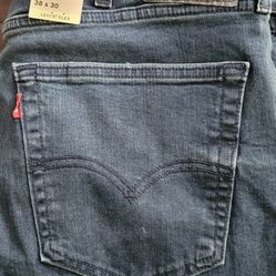 Men's Levi's 514 Straight Stretch 38x30 Pants 