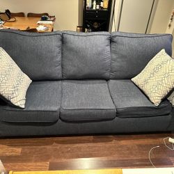 Blue Sleeper Sofa (used, good condition)