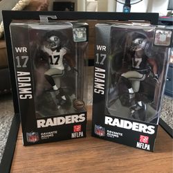 Las Vegas Raiders Import Dragon Davante Adams Action Figure - Regular & Chase - Brand New! 