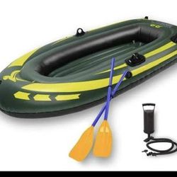 Inflatable Boat, Kayak, Fishing Boat Kayak for Kids, Inflatable Raft with Oars ⭐NEW IN BOX⭐ CYISell