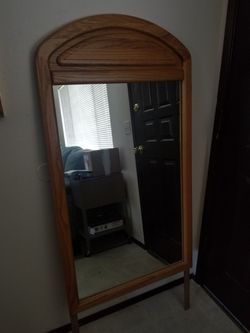 Oak Dresser Mirror 