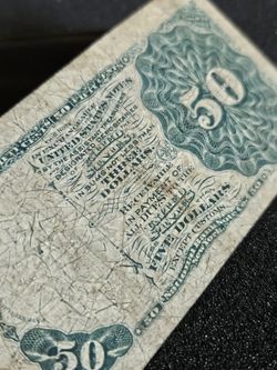 1873  Fractional  .50 Cents .