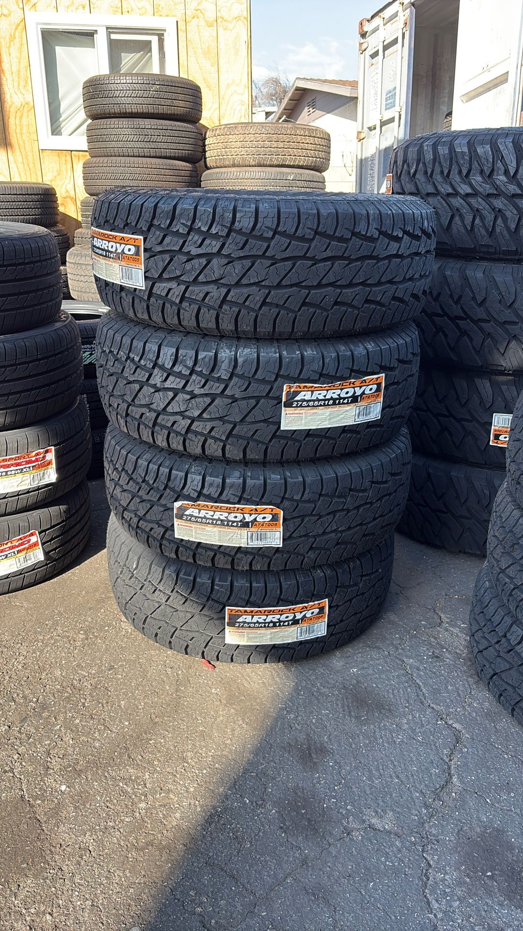 275/65/18 Arroyo AT Tires