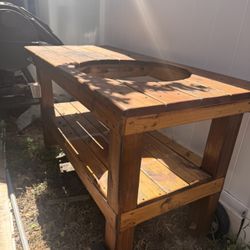 Long Table For Large Big Green Egg 