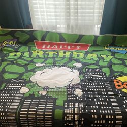 Superhero Birthday Banner 